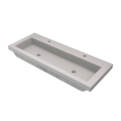 Specialty Products NATIVE TRAILS: Trough 4819 in Ash 48-Inch NativeStone Bathroom Sink